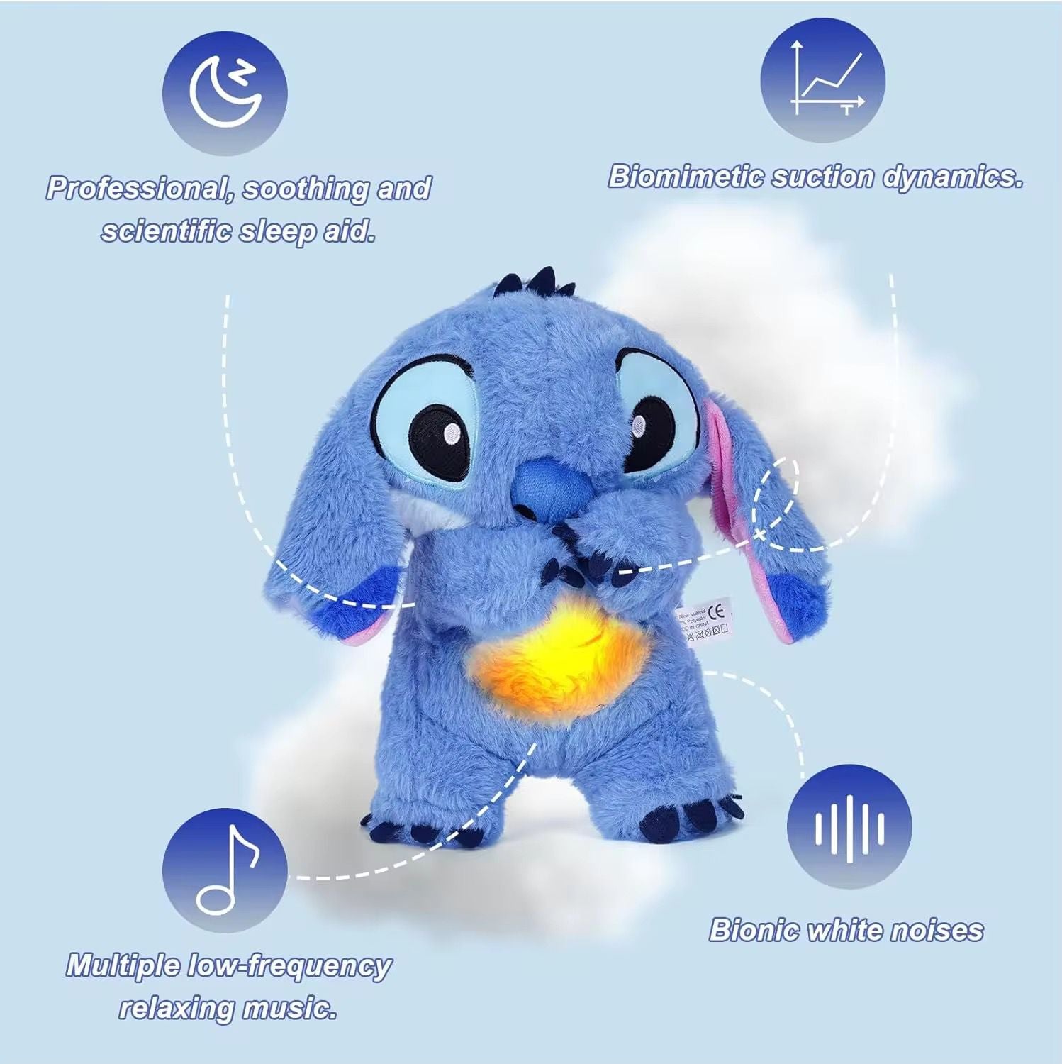 Kawaii Plush Sleeping Companion Doll