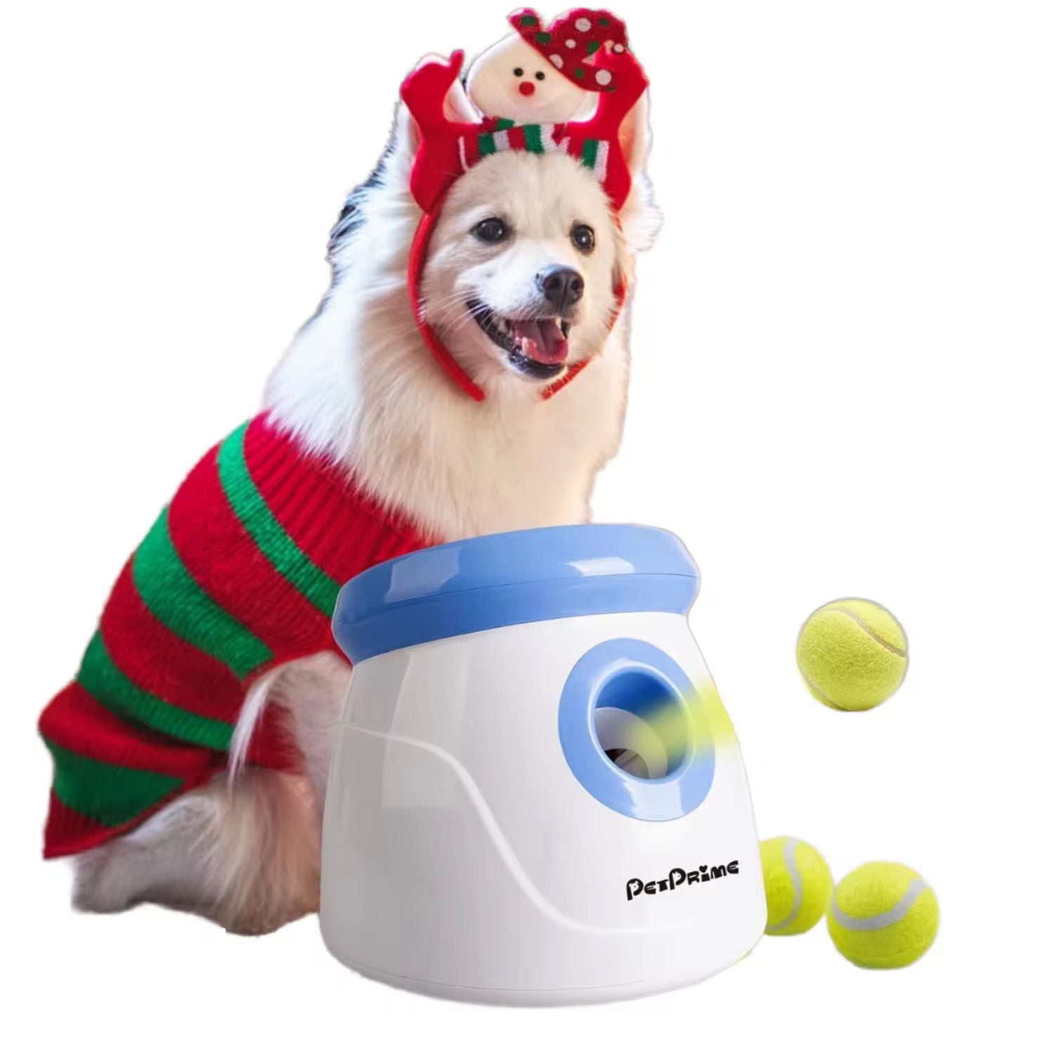 Automatic Dog Treat Dispenser & Ball Launcher